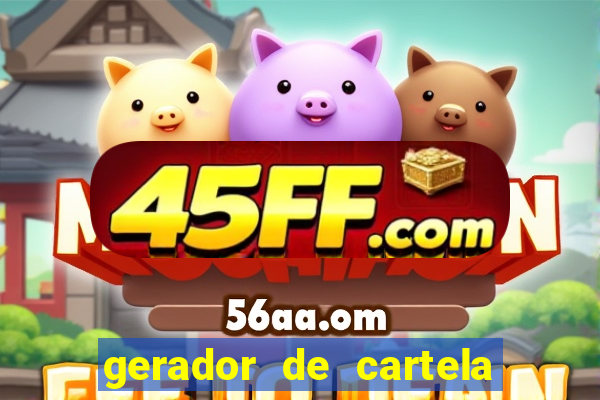 gerador de cartela de bingo